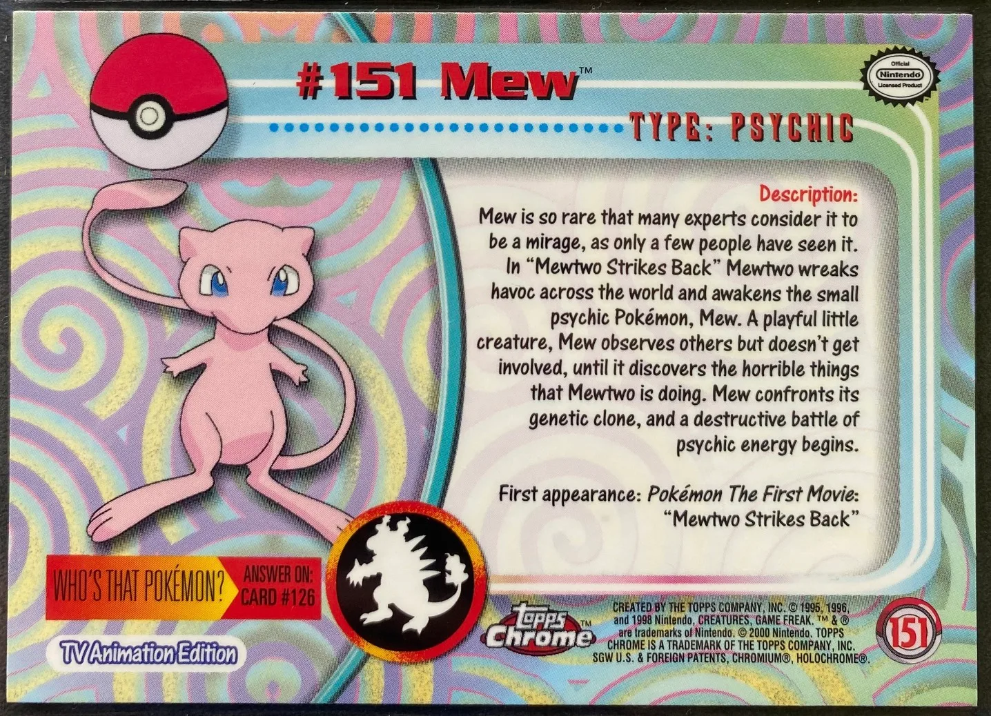 Mew back