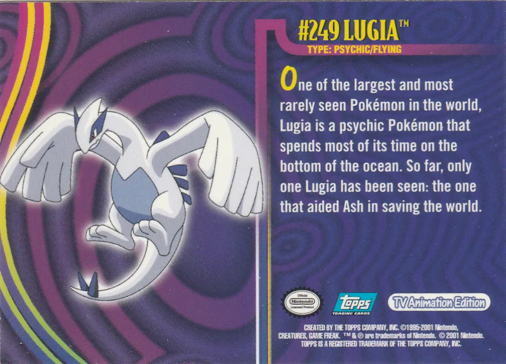 Lugia back