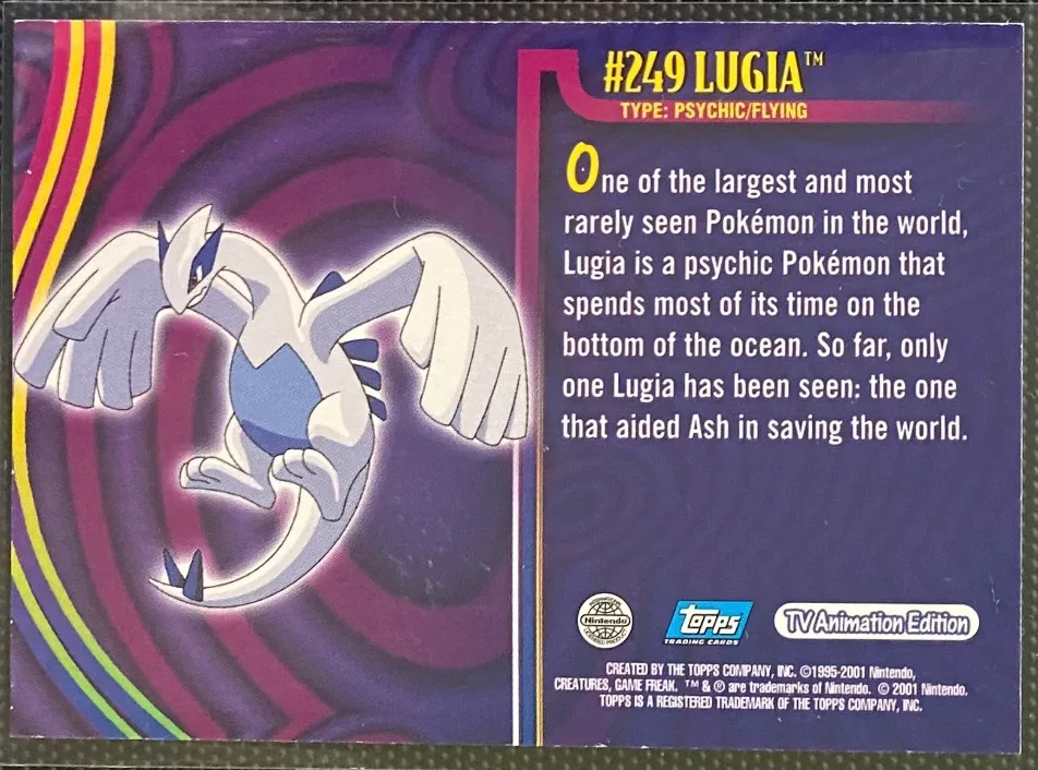 Lugia back