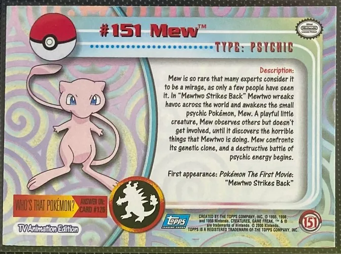 Mew back